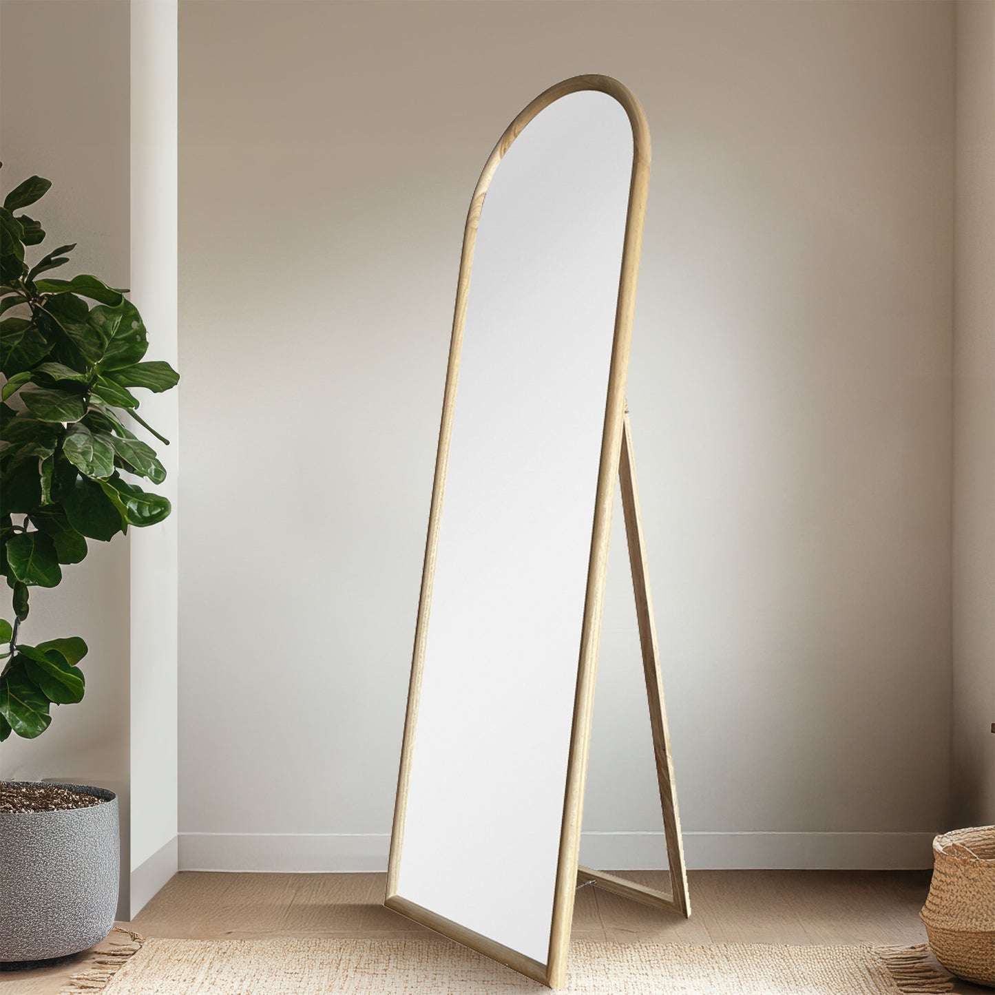 Mead Full-Length Mirror full length in an entryway