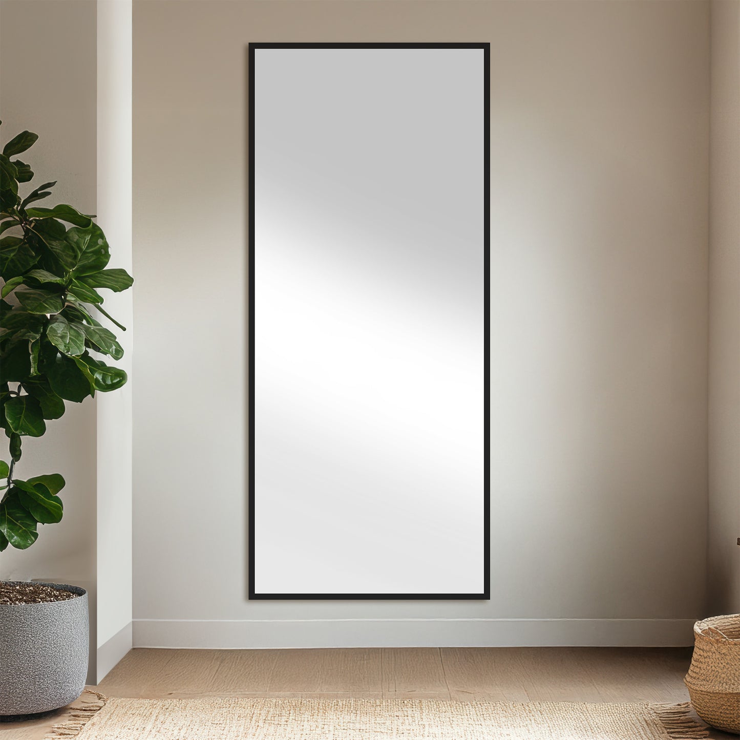 Arlune Full-Length Mirror full length in an entryway