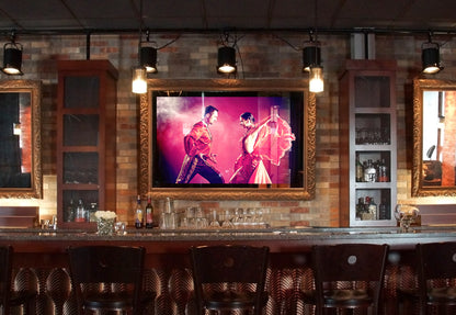 Framed TV Mirror
